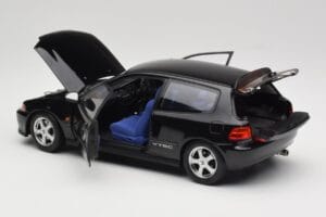 Honda Civic SiR II EG6 VTEC Negru LCD 1:18 LCD18018-BL Metal - imaginea 5 din 9