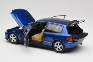 Honda Civic SiR II EG6 VTEC Albastru LCD 1:18 LCD18018-BU Metal - imaginea 5 din 9
