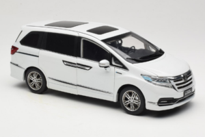 Honda Elysion Alb OEM 1:18 430056 Metal - imaginea 6 din 8