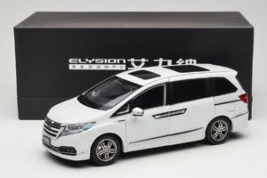 Honda Elysion Alb OEM 1:18 430056 Metal - imaginea 8 din 8