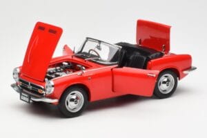 Honda S800 Roadster Roșu AUTOart 1:18 73276 Metal - imaginea 2 din 8