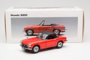 Honda S800 Roadster Roșu AUTOart 1:18 73276 Metal - imaginea 8 din 8