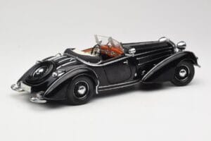 Horch 855 Roadster Negru Sun Star 1:18 2401 Metal - imaginea 3 din 8