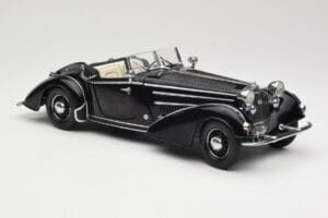 Horch 855 Roadster Negru Sun Star 1:18 2401 Metal - imaginea 6 din 8