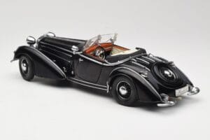 Horch 855 Roadster Negru Sun Star 1:18 2401 Metal - imaginea 7 din 8