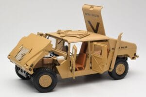 Hummer H1 AM General Military Police Exoto 1:18 01801 Metal - imaginea 2 din 8