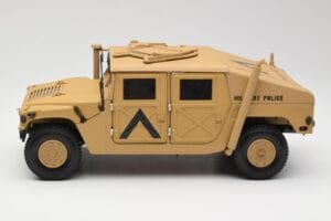 Hummer H1 AM General Military Police Exoto 1:18 01801 Metal - imaginea 4 din 8