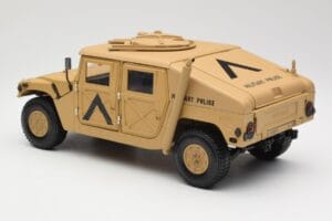 Hummer H1 AM General Military Police Exoto 1:18 01801 Metal - imaginea 7 din 8