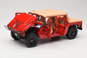 Hummer H1 Soft Top Roșu Exoto 1:18 01805 Metal - imaginea 2 din 8