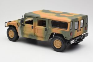 Hummer H1 Station Wagon Military Maisto 1:18 56049 Metal - imaginea 7 din 8