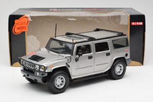 Hummer H2 Argintiu Maisto 1:18 7449569 Metal - imaginea 8 din 8