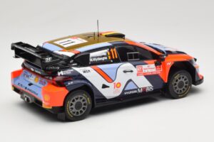 Hyundai i20 N Rally1 #11 Hyundai Shell Mobis WRT T. Neuville / M. Wydaeghe Rally Poland 2024 IXO 1:18 18RMC214 Metal - imaginea 2 din 6