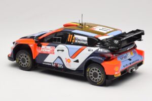 Hyundai i20 N Rally1 #11 Hyundai Shell Mobis WRT T. Neuville / M. Wydaeghe Rally Poland 2024 IXO 1:18 18RMC214 Metal - imaginea 4 din 6