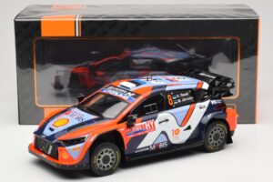 Hyundai i20 N Rally1 #8 Hyundai Shell Mobis WRT O. Tanak / M. Jarveoja Rally Chile 2024 IXO 1:18 18RMC223 Metal - imaginea 6 din 6