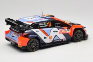 Hyundai i20 N Rally1 #11 T. Neuville / M. Wydaeghe Rally Japan WRC World Champion 2024 IXO 1:18 18RMC228 Metal - imaginea 2 din 6