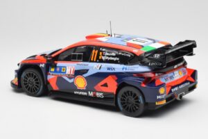 Hyundai i20 N Rally1 WRC #11 T. Neuville / M. Wydaeghe Central European Rally Winner 2023 IXO 1:18 18RMC193 Metal - imaginea 5 din 6