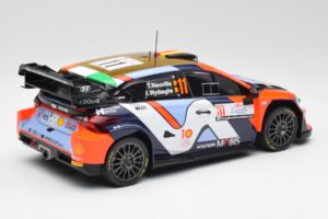 Hyundai i20 N Rally1 #11 T. Neuville / M. Wydaeghe Rally Croatia 2024 IXO 1:18 18RMC203 Metal - imaginea 2 din 6