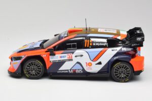 Hyundai i20 N Rally1 #11 T. Neuville / M. Wydaeghe Rally Croatia 2024 IXO 1:18 18RMC203 Metal - imaginea 3 din 6