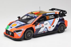Hyundai i20 N Rally1 #11 T. Neuville / M. Wydaeghe Rally Croatia 2024 IXO 1:18 18RMC203 Metal