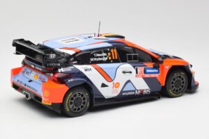 Hyundai i20 N Rally1 #11 T. Neuville / M. Wydaeghe Rally Sweden 2024 IXO 1:18 18RMC201 Metal - imaginea 2 din 6