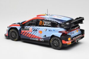 Hyundai i20 N Rally1 WRC #11 T. Neuville / M. Wydaeghe Rally Monte Carlo Winner 2024 IXO 1:18 18RMC194 Metal - imaginea 5 din 6
