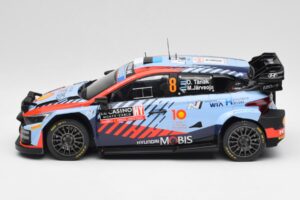 Hyundai i20 N Rally1 WRC #8 O. Tänak / M. Järveoja Rally Monte Carlo Night Version 2024 IXO 1:18 18RMC195 Metal - imaginea 3 din 6