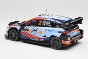 Hyundai i20 N Rally1 WRC #8 O. Tänak / M. Järveoja Rally Monte Carlo Night Version 2024 IXO 1:18 18RMC195 Metal - imaginea 5 din 6