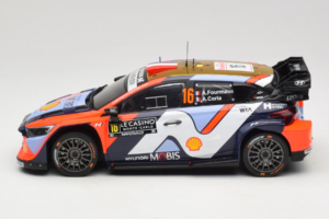 Hyundai i20 N WRC #16 A. Fourmaux / A. Coria Rally Monte Carlo 2025 IXO 1:18 18RMC230A Metal - imaginea 3 din 6