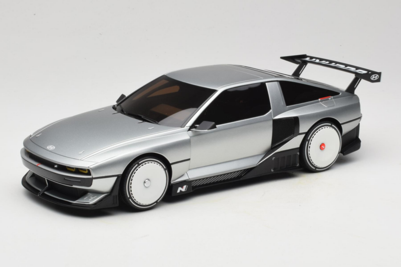 Hyundai N Vision 74 Matt Aluminium Otto 1:18 OT493 Rășină
