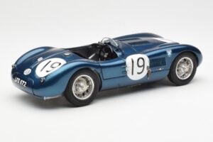 Jaguar C-Type #19 J. Stewart Ecurie Ecosse Goodwood Members Meeting 1954 CMC 1:18 M-192 Metal - imaginea 2 din 6