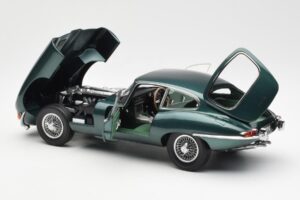 Jaguar E-Type 3.8 Series 1 Verde Închis Kyosho 1:18 08954DG Metal - imaginea 5 din 8