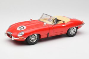 Jaguar E-Type Cabriolet Roșu Bburago 1:18 3016 Metal