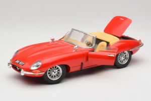 Jaguar E-Type Series 1 Cabriolet Roșu Bburago 1:18 3038 Metal - imaginea 2 din 8