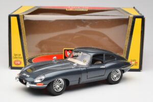 Jaguar E-Type Gri Bburago 1:18 30018 Metal - imaginea 8 din 8