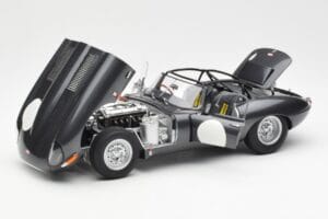 Jaguar E-Type Series 1 Coupe Lightweight Gri Închis AUTOart 1:18 73647 Metal - imaginea 2 din 8