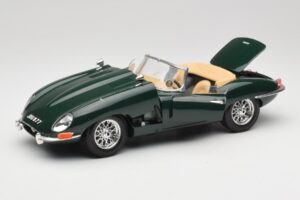 Jaguar E-Type Series 1 Roadster Verde Bburago 1:18 3018-M5 Metal - imaginea 2 din 8