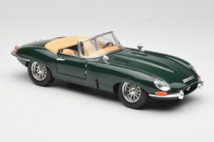 Jaguar E-Type Series 1 Roadster Verde Bburago 1:18 3018-M5 Metal - imaginea 6 din 8