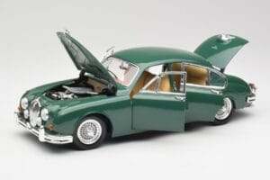 Jaguar Mk II British Racing Verde Maisto 1:18 50287 Metal - imaginea 2 din 8