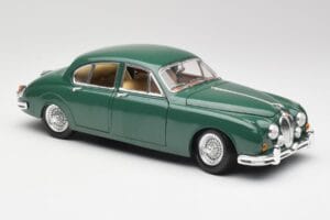 Jaguar Mk II British Racing Verde Maisto 1:18 50287 Metal - imaginea 6 din 8