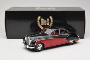 Jaguar Mk VIII Negru & Roșu Închis BoS Models 1:18 BOS408 Rășină - imaginea 6 din 6