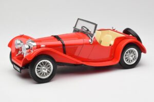 Jaguar SS 100 Roșu Bburago 1:18 3006-M1 Metal