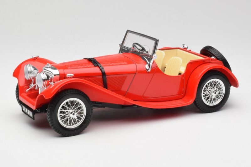 Jaguar SS 100 Roșu Bburago 1:18 3006-M1 Metal