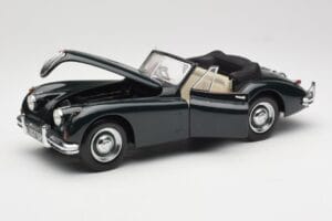 Jaguar XK140 Drophead Coupe Negru Sun Star 1:18 2802 Metal - imaginea 2 din 8