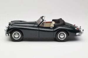 Jaguar XK140 Drophead Coupe Negru Sun Star 1:18 2802 Metal - imaginea 4 din 8
