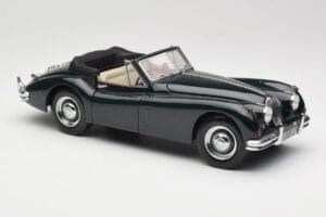 Jaguar XK140 Drophead Coupe Negru Sun Star 1:18 2802 Metal - imaginea 6 din 8