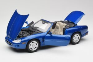 Jaguar XK8 X100 Cabriolet Azure Albastru Maisto 1:18 50286 Metal - imaginea 2 din 8