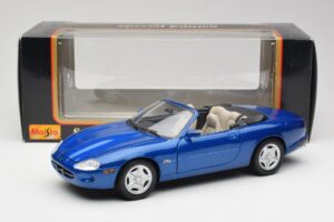 Jaguar XK8 X100 Cabriolet Azure Albastru Maisto 1:18 50286 Metal - imaginea 8 din 8