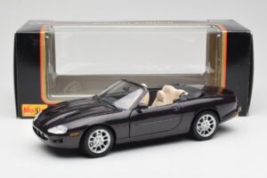 Jaguar XKR X100 Cabriolet Gri Maisto 1:18 50331 Metal - imaginea 8 din 8