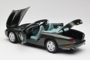 Jaguar XKR X100 Cabriolet Verde Maisto 1:18 37800-M1 Metal - imaginea 5 din 8