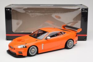 Jaguar XKR GT3 Racing Orange Minichamps 1:18 150081391 Metal - imaginea 6 din 6